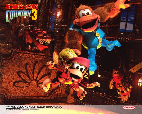 Rare DKC3 factory promo render [HQ]